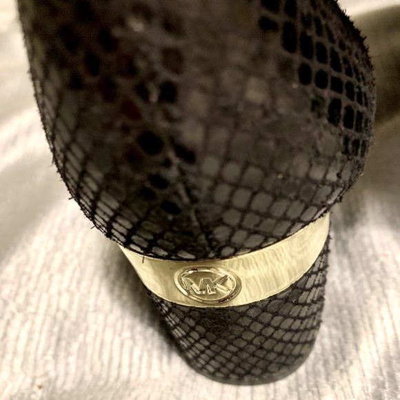 Rare Michael Kors Over The Knee Boots Black - Picture 3 of 9